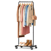KIMBORA small-clothing-rack-wheels-assembly: quick setup for clutter-free spaces.