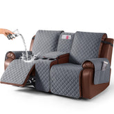 KinCam waterproof recliner cover close up fabric detail protecting against spills.