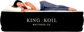 King Koil California King air mattress with built-in pump ready for quick setup