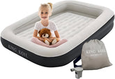 King Koil toddler travel bed with bumper guard for safer travel sleep