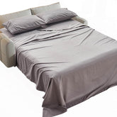 Kingnex queen striped sofa bed sheets package for a complete 4-piece set