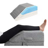 KingPavonini adjustable leg elevation pillow assembled for customizable height and comfort.