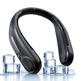 Kinhowly portable neck fan front view for fast, hands-free cooling on the go.
