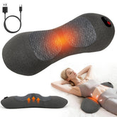 KITCADA lumbar pillow with rechargeable battery for cordless use.