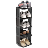 Kitstorack front-door shoe rack shows compact, space-saving design.
