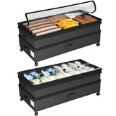 Kitstorack under-bed storage with wheels for easy access and space optimization.