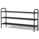 Kitsure 39-inch extra-long shoe rack front view organizes shoes at the entrance