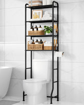 Kitsure over-toilet storage rack with 4 tiers for bathroom organization