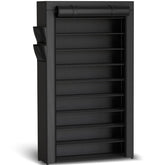 Kitsure shoe rack front view for organized footwear storage.