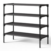 Kitsure shoe rack X-Large assembly in progress with tool-free setup