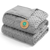 Kivik breathable weighted blanket 60x80 queen grey offers cool, restful nights.