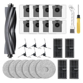 Klypticfit robot vacuum replacement kit rubber brush for hair pickup and floor protection.