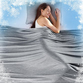 KMUSET cooling blanket twin 60x80 with Arc-Chill fibers for cool nights.
