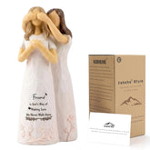 Kohehe friendship figurine, handmade keepsake for display and gifting.