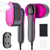 KOKABI 2-in-1 travel steamer with LED display for effortless fabric care on the go.