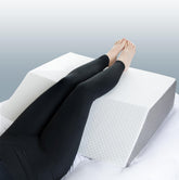Kölbs extra-wide leg elevation pillow with jacquard cover for elevated comfort.