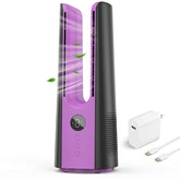 KONSIDEN bladeless desk fan with safety-first design for families.