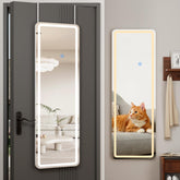 Koonmi full-length mirror with LED lights for a full-body view and even lighting