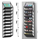 Kotkn over-the-door shoe rack setup for easy installation and space savings.