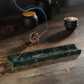 Koville Marble Incense Holder with natural marble texture enhances home decor