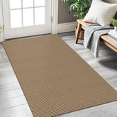 KOZYFLY boho rug entryway 3x5 with non-slip backing for stable door paths.