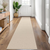 KOZYFLY hallway runner 2x8 in ivory khaki for durable, welcoming entryways.