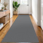 KOZYFLY hallway runner main view in neutral greys for versatile spaces