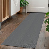 KOZYFLY hallway runner in a compact entryway showing durable design