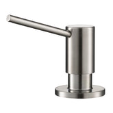 Kraus KSD-43SFS soap dispenser close-up with self-priming pump for easy refills.