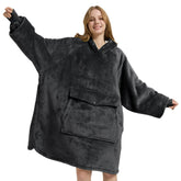 Krifey wearable blanket hoodie with oversized silhouette for cozy home lounging.