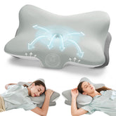 Krightlink ergonomic memory foam cervical pillow front view highlighting contour support