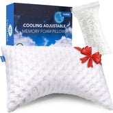 KUCEY cooling side-sleeper pillow offers a refreshing surface for hot nights