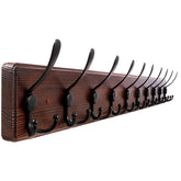 Kuhome coat rack wall mount 38-6 inch offers ample entryway storage.