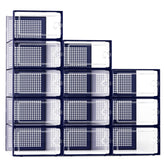 Kuject X-Large clear stackable shoe box for easy access in a closet.