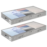 Kukikan 4-inch under-bed storage drawer close view showing low-profile design for dorms.