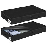 Kukikan under-bed storage bin 2-pack under a bed for organized clothes.
