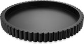 KULEDM handmade 12in round tray on coffee table adds elegant focal point.