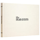 Kunitsa Co. wedding guest book with a hardcover and embossed details.