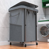 Kunlabori 40gal basket with wheels for easy transport and clutter-free laundry.