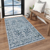 KUTA 3x5 entryway rug with non-slip backing for safer, busy homes.