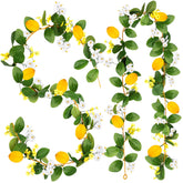 KVCSYAW lemon garland main view enhances home decor and events.
