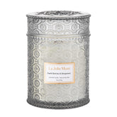LA JOLIE MUSE Dark Berries and Bergamot candle jar with rich fruit notes.