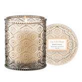 LA JOLIE MUSE Island Coconut candle with embossed jar for elegant decor