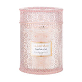 LA JOLIE MUSE Rose Noir & Oud candle jar front view for elegant décor.