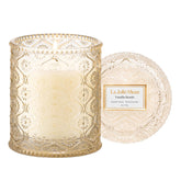 LA JOLIE MUSE Vanilla Bomb Candle jar with clean burn and elegant design
