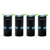 Lab Charge small ionic air purifier in a compact home-ready black design.