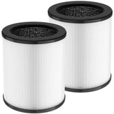 Lacvik KJ80 replacement filter front view for three-in-one purification in Druiap devices.