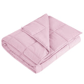 L'AGRATY weighted blanket 48x72 cooling microfiber texture for summer comfort.