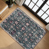 Lahome Moroccan Trellis Rug shows soft faux wool fibers for everyday comfort.