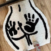 LAKEA Sexy Bathroom Tufted Rug with irregular design adds modern flair to any room